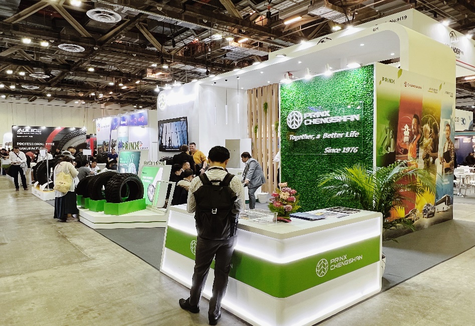 中国智造闪耀狮城尊龙中国亮相新加坡国际轮胎展